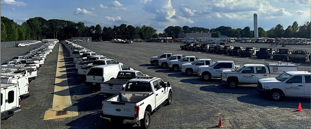 Lot filling with equipment available for auction